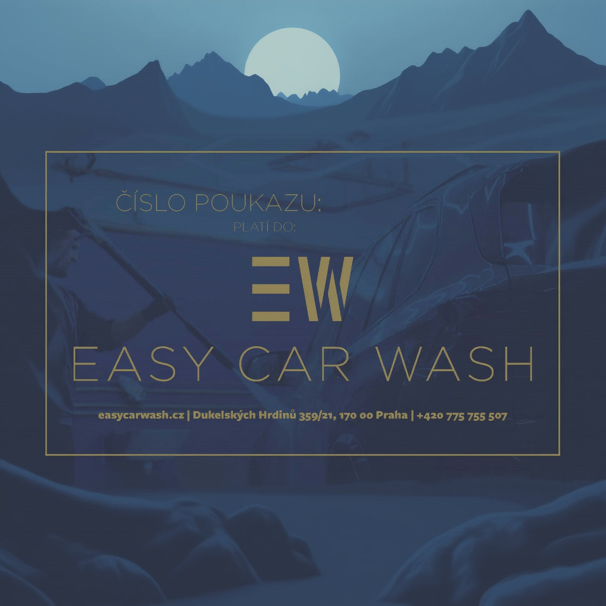 Dárkový poukaz na ruční mytí aut Easy Star Interiér