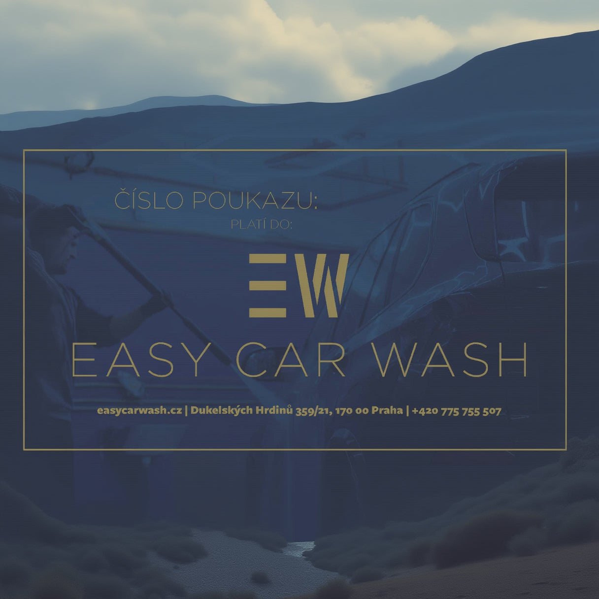 Dárkový poukaz na ruční mytí aut Easy Star Exteriér