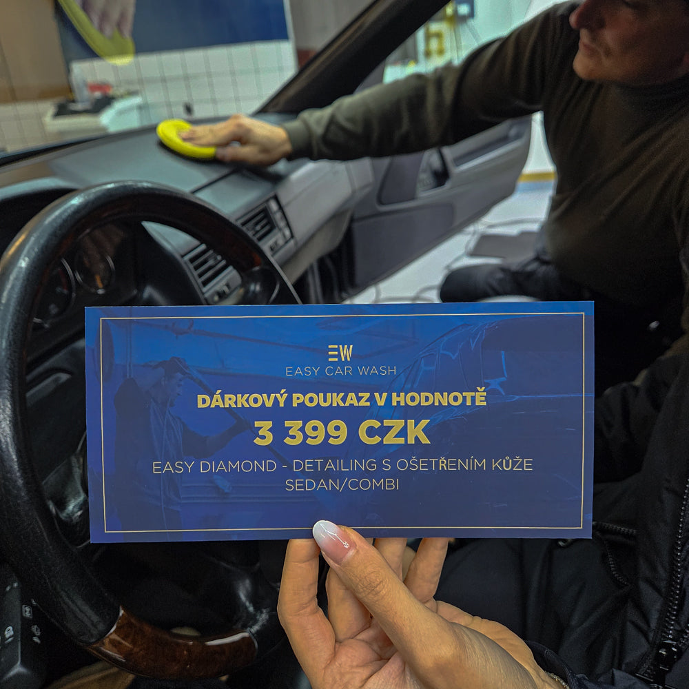 Dárkový poukaz Easy Diamond Detailing s Ošetřením Kůže